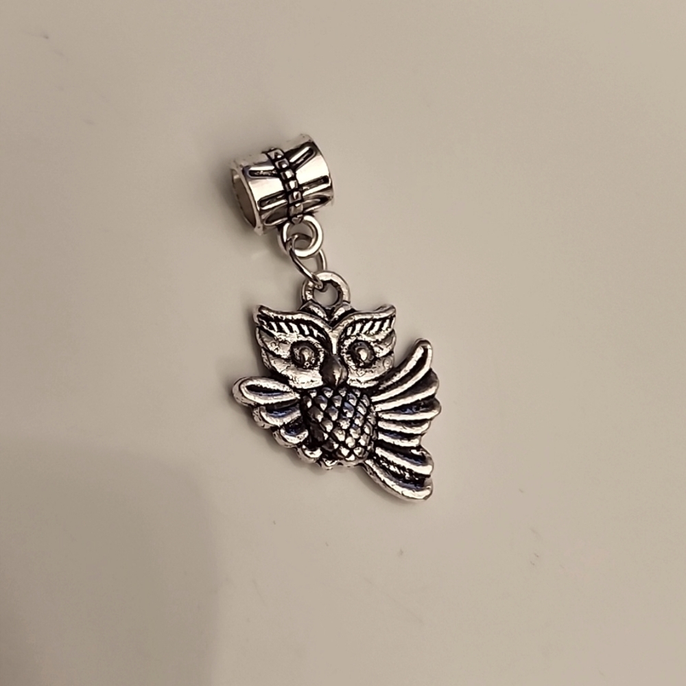 OWL  4 Charm for European Style Bracelets Fits Pandora Systems